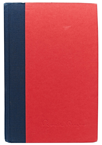 Ronald Reagan Signed First Edition of His Autobiography ''An American Life'' -- With PSA/DNA COA