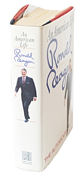 Ronald Reagan Signed First Edition of His Autobiography ''An American Life'' -- With PSA/DNA COA