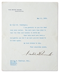 Franklin D. Roosevelt Letter Signed as President -- With PSA/DNA COA