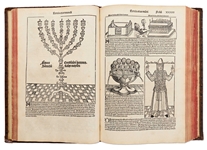 Rare 1493 First Edition of ''Nuremberg Chronicle'', the Illustrated High Point of Printing in the Age of Incunable -- Complete with 1,809 Woodcuts