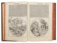 Rare 1493 First Edition of ''Nuremberg Chronicle'', the Illustrated High Point of Printing in the Age of Incunable -- Complete with 1,809 Woodcuts