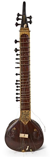 George Harrison's Sitar From 1965, When The Beatles Recorded ''Norwegian Wood'' -- With an LOA From Pattie Boyd -- The Only Beatles Sitar Ever to be Auctioned