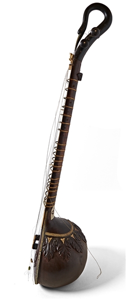 George Harrison's Sitar From 1965, When The Beatles Recorded ''Norwegian Wood'' -- With an LOA From Pattie Boyd -- The Only Beatles Sitar Ever to be Auctioned