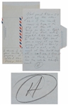 Hunter S. Thompson Autograph Letter Signed -- ...me and [Alfred] Kazin are in there, hustling for the White Establishment...