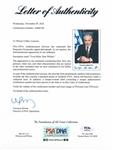 Benjamin Netanyahu Signed 8'' x 11.25'' Signed Photo -- With PSA/DNA COA