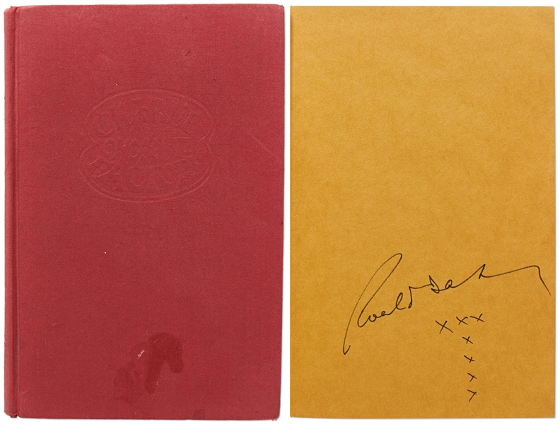 Roald Dahl Signed First Edition of ''Charlie and the Chocolate Factory'' -- Without Inscription