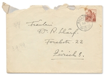 Carl Jung Autograph Letter Signed -- ''...I am very preoccupied with my paper on synchronicity...''
