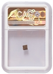 John F. Kennedy Assassination Limousine Leather Swatch -- CAG Encapsulated