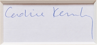 The Kennedy Family Signed Display Showing JFK Jr. Saluting His Father's Casket -- Signed by Jackie, Caroline, John Jr., Ted and Bobby Kennedy -- With PSA/DNA COAs for All, Measures 21.75'' x 31.75''