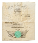 Signatures of President Abraham Lincoln's Cabinet -- All Seven Signed During the Civil War as Cabinet Secretaries