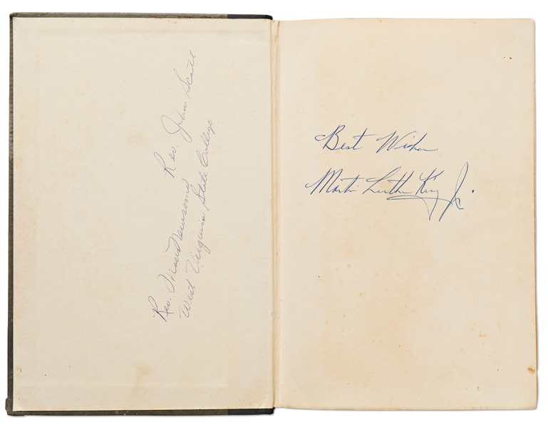 Martin Luther King, Jr. Signed First Edition, First Printing of ''Strength To Love'' Without Inscription -- With University Archives COA