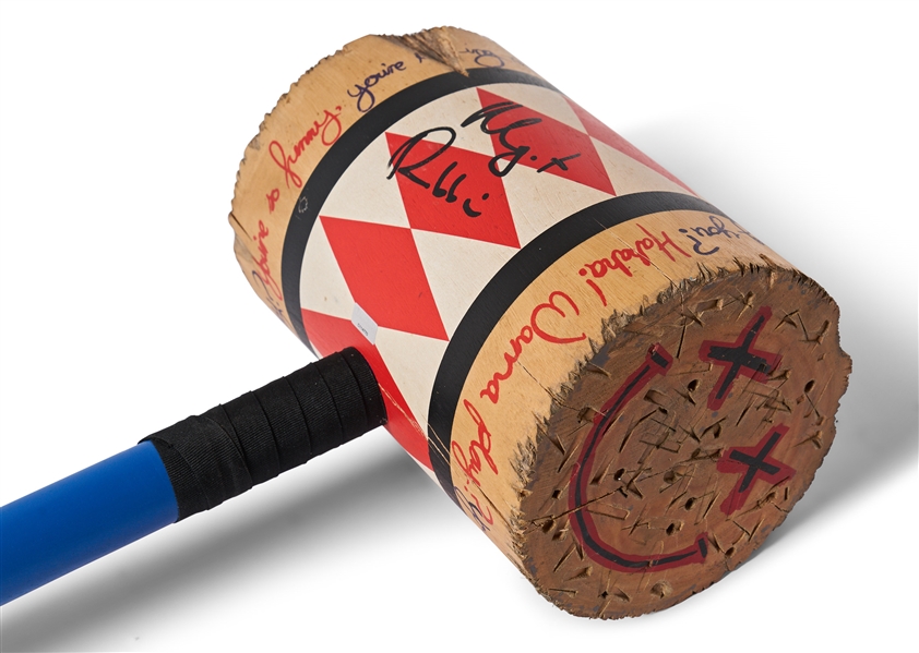 Margot Robbie Signed ''Suicide Squad'' Mallet -- Size 1:1 Scale