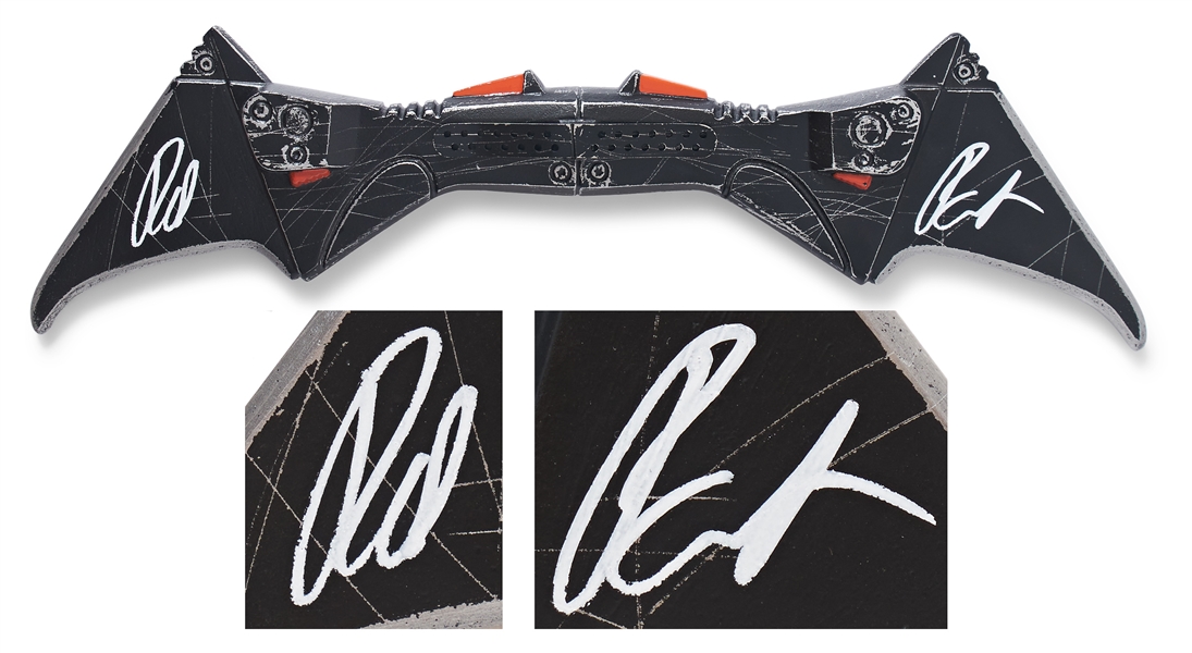 Robert Pattinson Signed Limited Edition Batman Batarang -- From Pattinson's Portrayal of the Iconic Superhero in ''The Batman''