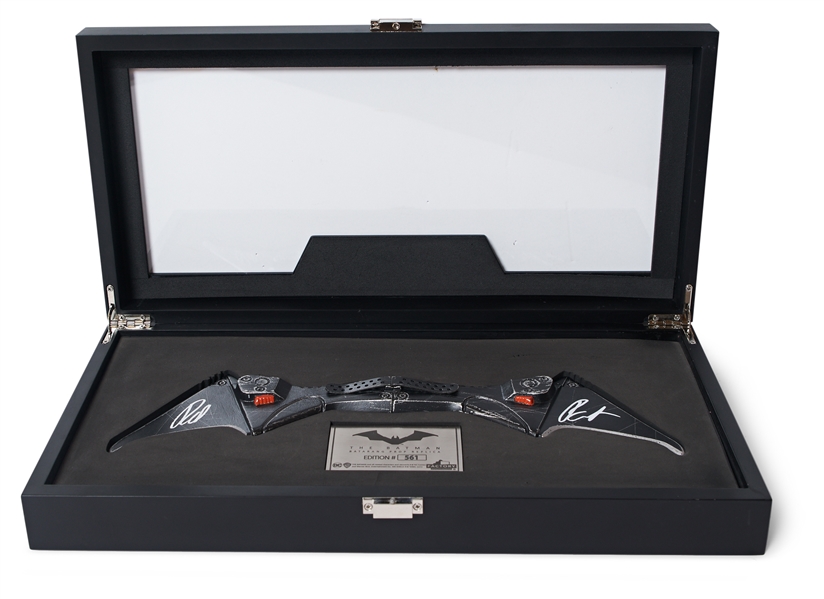 Robert Pattinson Signed Limited Edition Batman Batarang -- From Pattinson's Portrayal of the Iconic Superhero in ''The Batman''