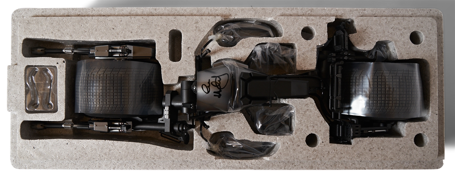 Anne Hathaway Signed Batpod Model from ''The Dark Knight Rises''