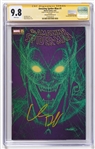 Willem Dafoe Signed Amazing Spider-Man #1 Comic Book with Variant Cover of Dafoes Green Goblin Villain -- CGC Encapsulated & Graded 9.8