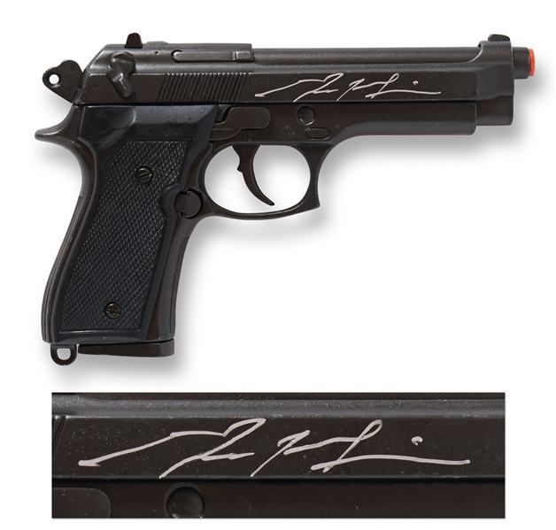 Mel Gibson Signed ''Lethal Weapon'' Beretta M92 Pistol Prop