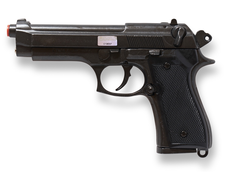 Mel Gibson Signed ''Lethal Weapon'' Beretta M92 Pistol Prop