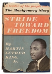 Martin Luther King Signed Copy of ''Stride Toward Freedom'' -- Bold Signature Without Inscription