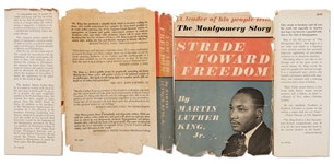 Martin Luther King Signed Copy of ''Stride Toward Freedom'' -- Bold Signature Without Inscription