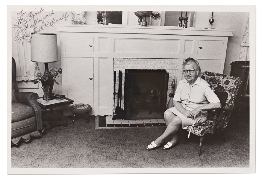 Rare Signed Photo by Marguerite Oswald, Mother of Lee Harvey Oswald -- With PSA/DNA COA