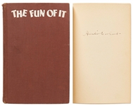 Amelia Earhart Signed First Edition of The Fun of It, Without Inscription -- With Kenneth Rendell COA