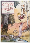 Bill Watterson Signed Limited Edition Lithograph of ''Calvin and Hobbes'' from 1992