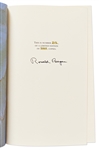 Ronald Reagan Signed ''An American Life'' Special Limited Edition -- Housed in Luxury Oak Case With Audiotapes of ''Speaking My Mind''