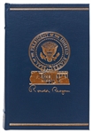 Ronald Reagan Signed ''An American Life'' Special Limited Edition -- Housed in Luxury Oak Case With Audiotapes of ''Speaking My Mind''
