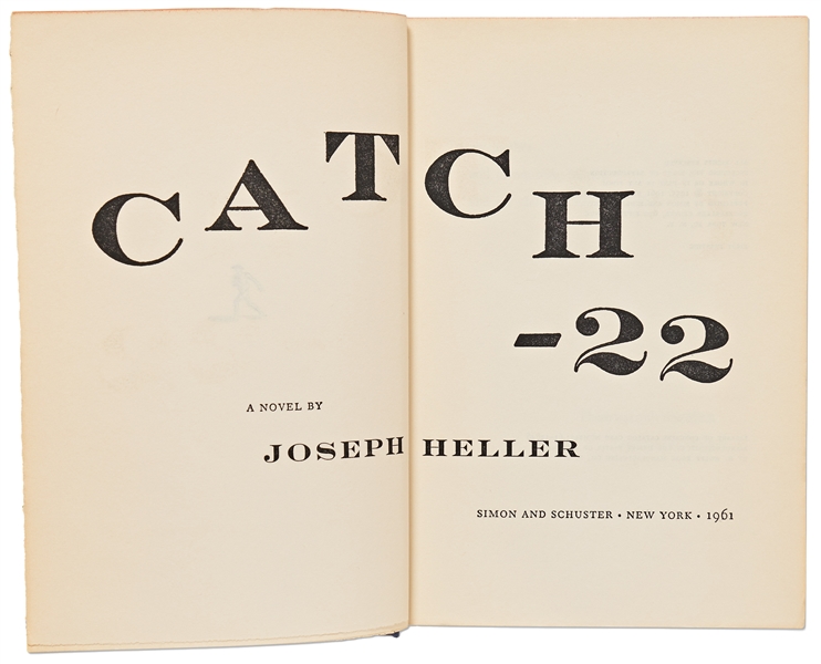 First Edition, First Printing of Joseph Heller's ''Catch-22'' in Original Dust Jacket