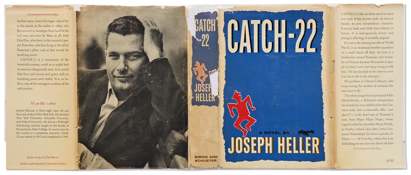 First Edition, First Printing of Joseph Heller's ''Catch-22'' in Original Dust Jacket