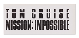 World Premiere Ticket to the First Mission: Impossible Film in 1996