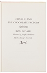 Roald Dahl Signed First Edition of ''Charlie and the Chocolate Factory'' -- Dahl Writes ''LOVE'' Within His Name