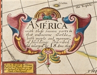 John Speed's Landmark Map of the Americas from 1627 -- The First Atlas Map to Depict California as an Island