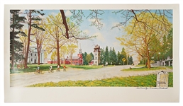 Norman Rockwell Signed Lithograph of His ''Springtime on Stockbridge''
