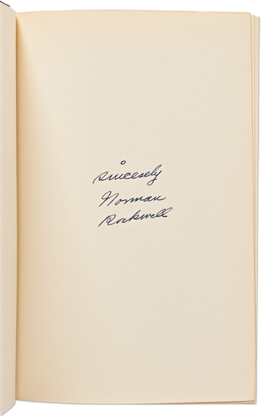 Norman Rockwell Signed First Edition of ''My Adventures as an Illustrator'' -- Uninscribed