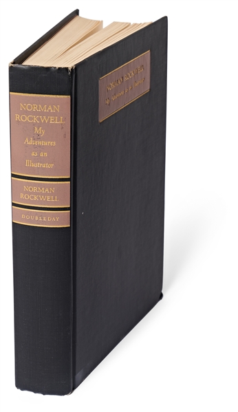 Norman Rockwell Signed First Edition of ''My Adventures as an Illustrator'' -- Uninscribed