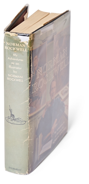 Norman Rockwell Signed First Edition of ''My Adventures as an Illustrator'' -- Uninscribed