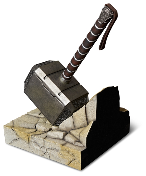 Stan Lee Signed Limited Edition ''Thor'' Mjolnir Hammer -- Box Also Signed by Stan Lee, with PSA/DNA COAs for Each Signature