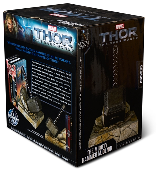 Stan Lee Signed Limited Edition ''Thor'' Mjolnir Hammer -- Box Also Signed by Stan Lee, with PSA/DNA COAs for Each Signature
