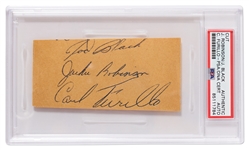 Jackie Robinson Signature -- Encapsulated by PSA/DNA