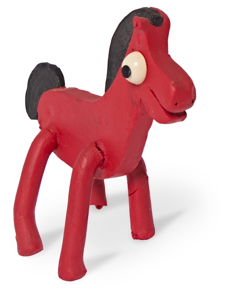 Pokey Clay Puppet Screen-Used in the Film ''Gumby: The Movie''