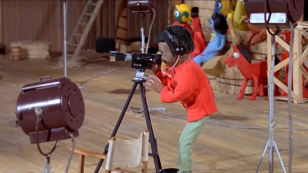 Pokey Clay Puppet Screen-Used in the Film ''Gumby: The Movie''
