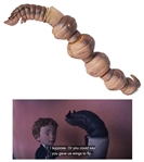 James and the Giant Peach Screen-Used Earthworm Puppet with Animators COA