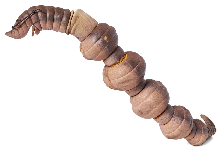 ''James and the Giant Peach'' Screen-Used Earthworm Puppet with Animator's COA