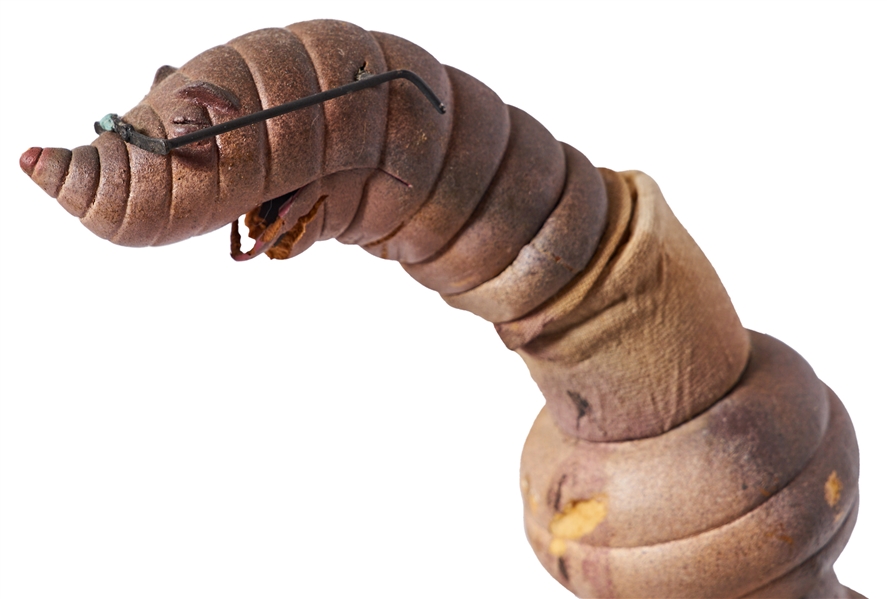 ''James and the Giant Peach'' Screen-Used Earthworm Puppet with Animator's COA
