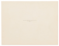 Original 1936 Walt Disney Productions Christmas Card