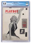 First Issue of Playboy from December 1953 with Marilyn Monroe on the Cover -- Encapsulated by CGC<br>