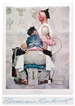 Norman Rockwell Signed Only Skin Deep Poster in Near Fine Condition