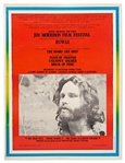 Rare Jim Morrison 1970 Film Festival Poster of His Short Film HIWAY